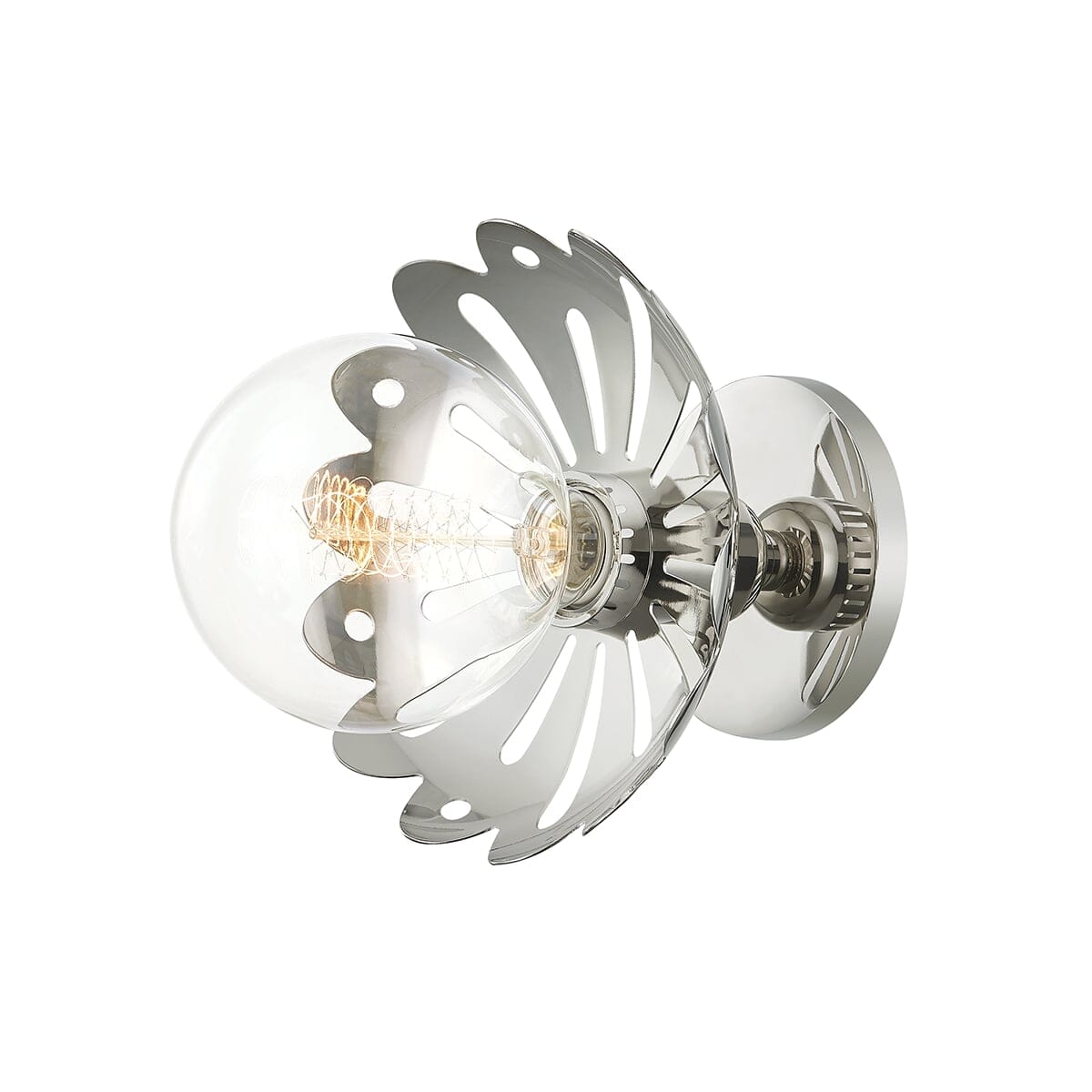 Mitzi Alyssa 8" Wall Sconce in Polished Nickel