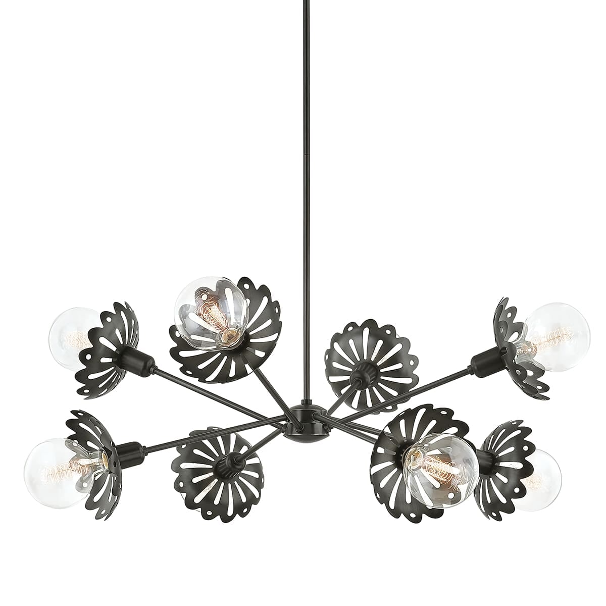 Mitzi Alyssa 8-Light Chandelier in Old Bronze