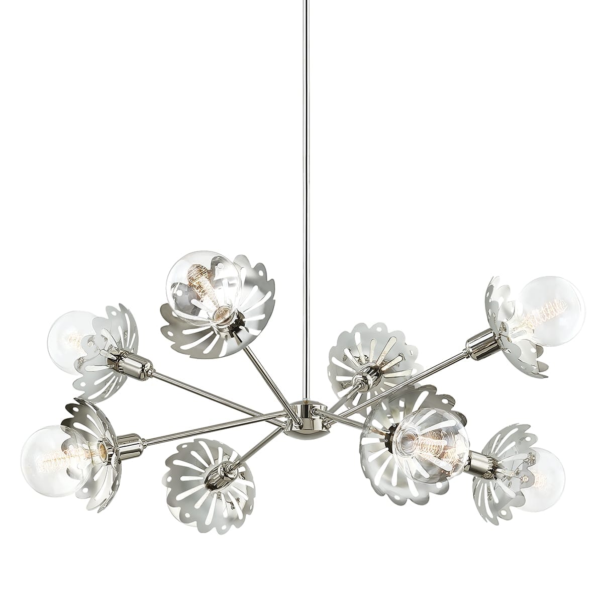 Mitzi Alyssa 8-Light Chandelier in Polished Nickel