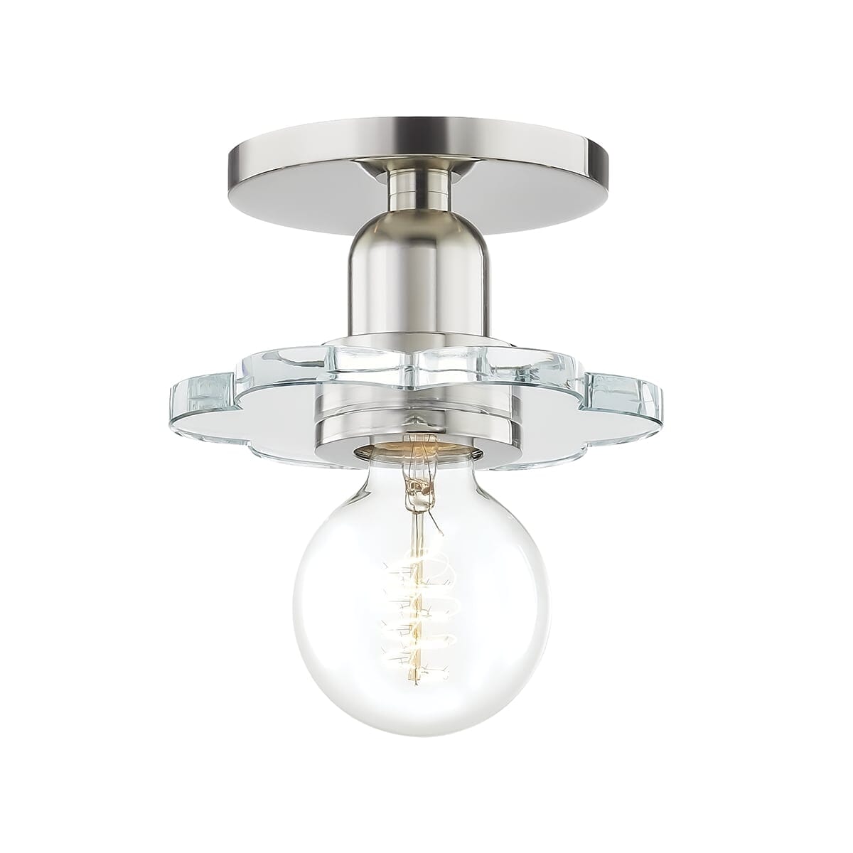 Mitzi Alexa 6" Wall Sconce in Polished Nickel