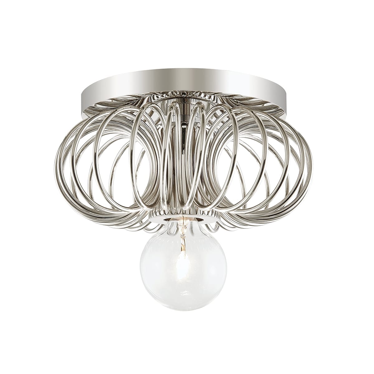 Mitzi Serena Bathroom Vanity Light in Polished Nickel