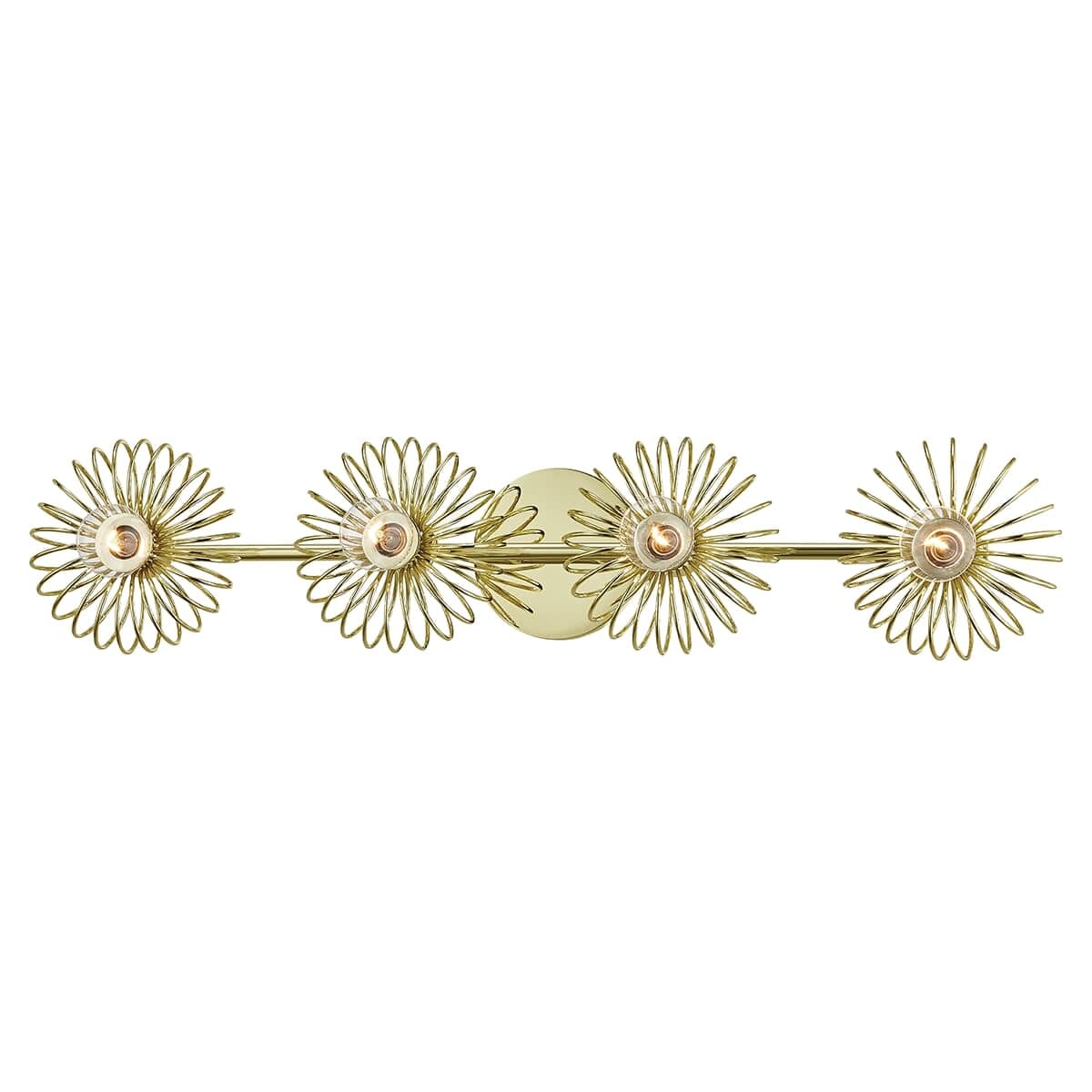 Mitzi Serena 4-Light Bathroom Vanity Light in Polished Bronze