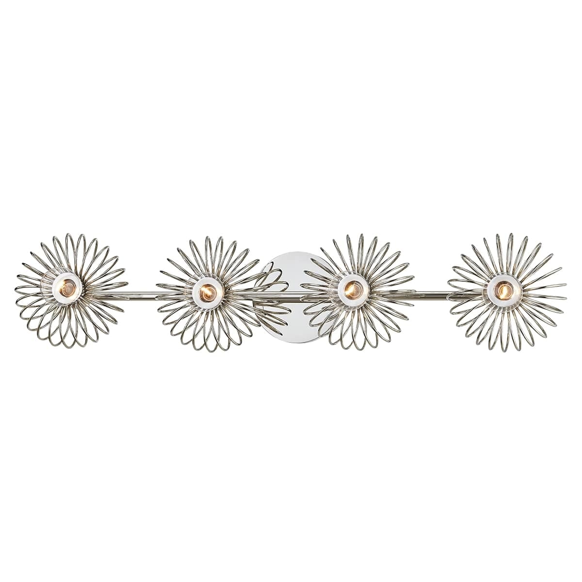 Mitzi Serena 4-Light Bathroom Vanity Light in Polished Nickel