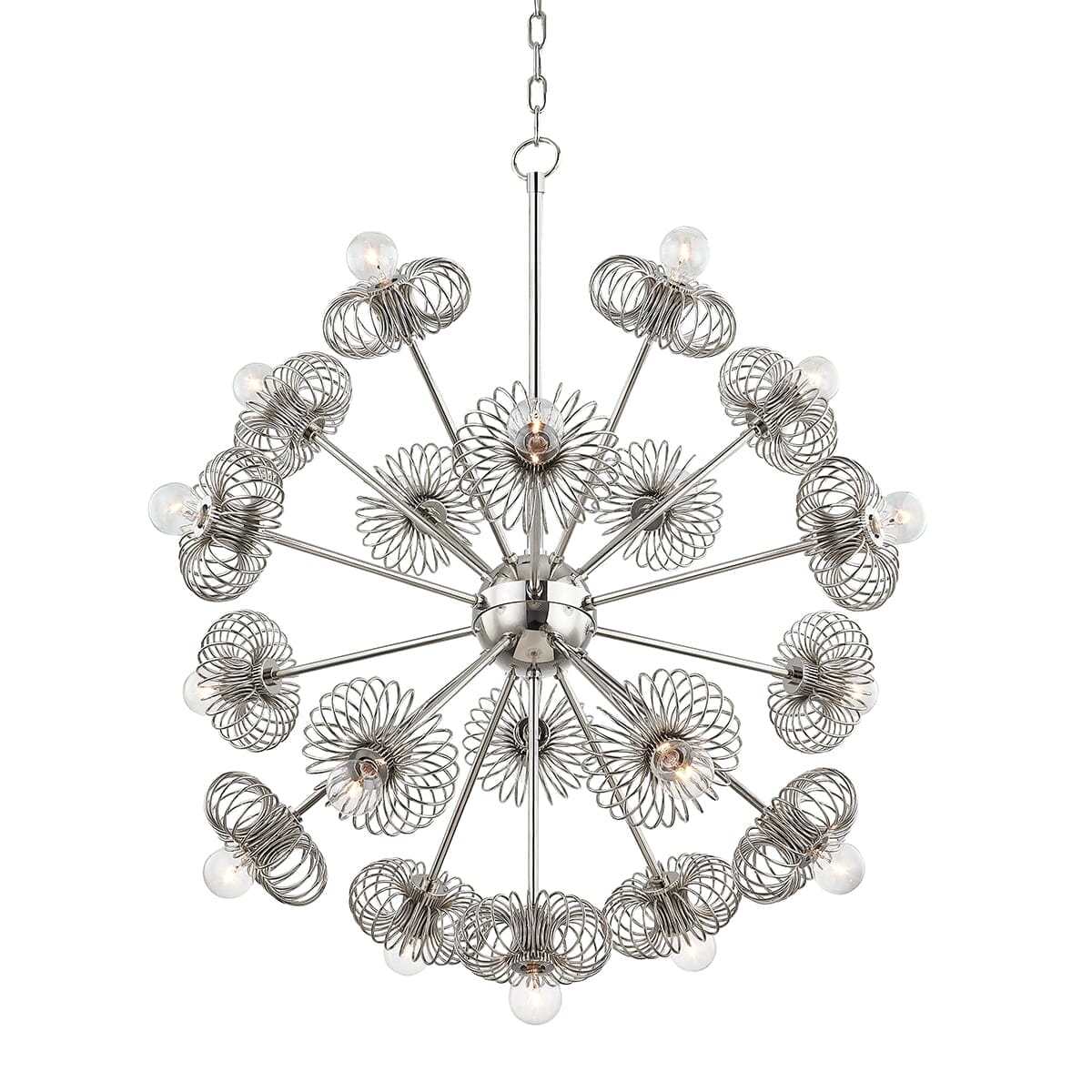 Mitzi Serena 9-Light Chandelier in Polished Nickel