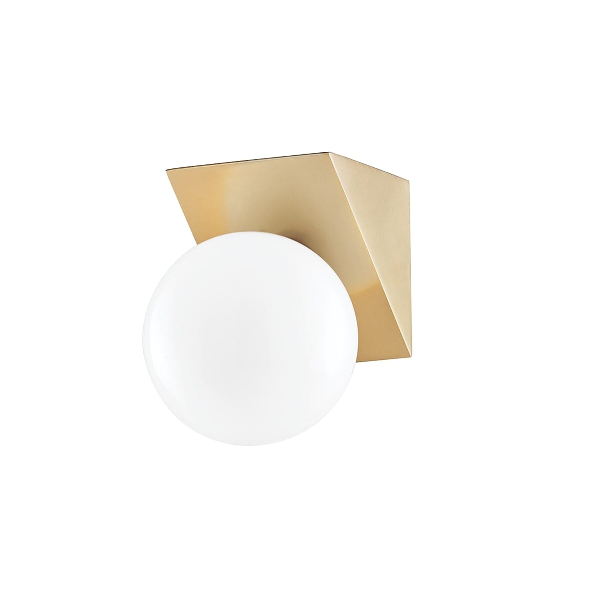 Mitzi Aspyn Bathroom Vanity Light in Aged Brass