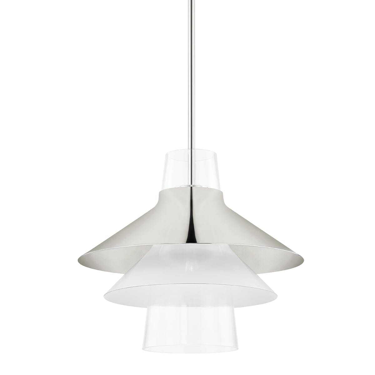 Mitzi Jessy Pendant Light in Polished Nickel