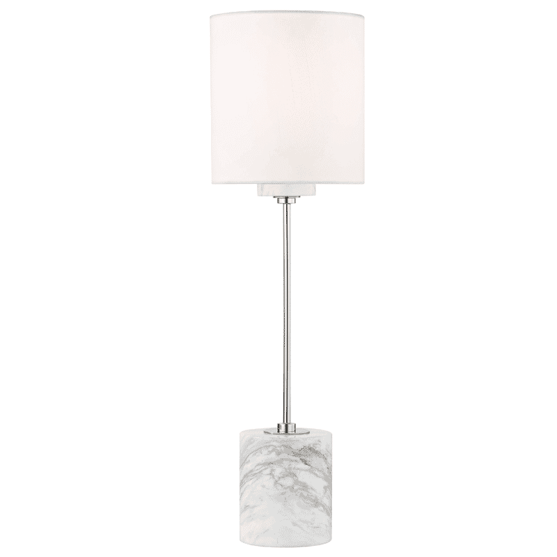 Mitzi Fiona 22" Table Lamp in Polished Nickel