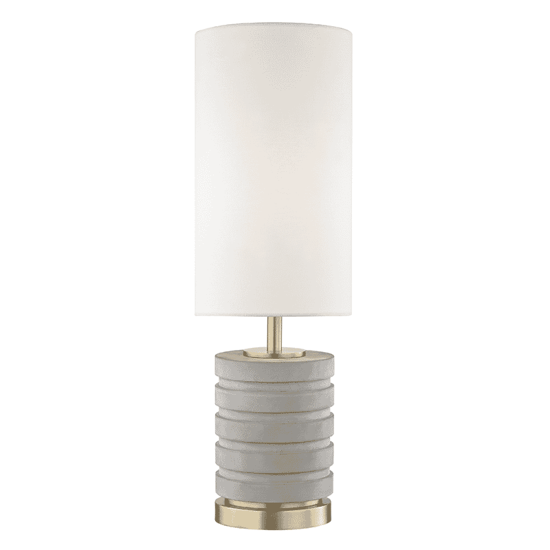 Mitzi Iris 24" Table Lamp in Aged Brass