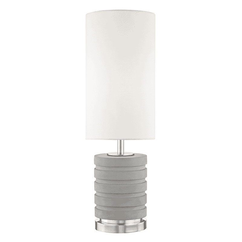 Mitzi Iris 24" Table Lamp in Polished Nickel