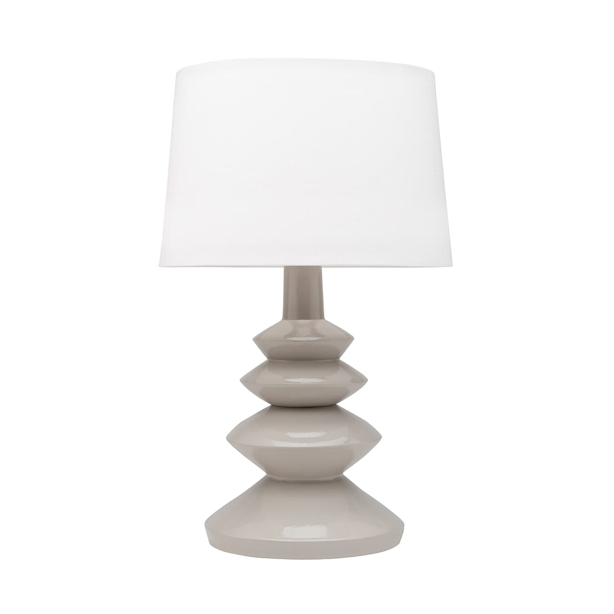 Mitzi Erin 27" Table Lamp in Gray and Gold Leaf