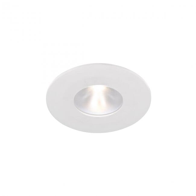 WAC Lighting Tesla PRO 1-Light 2in LED Energy Star Round Trim Glass Lens with Light Engine in White