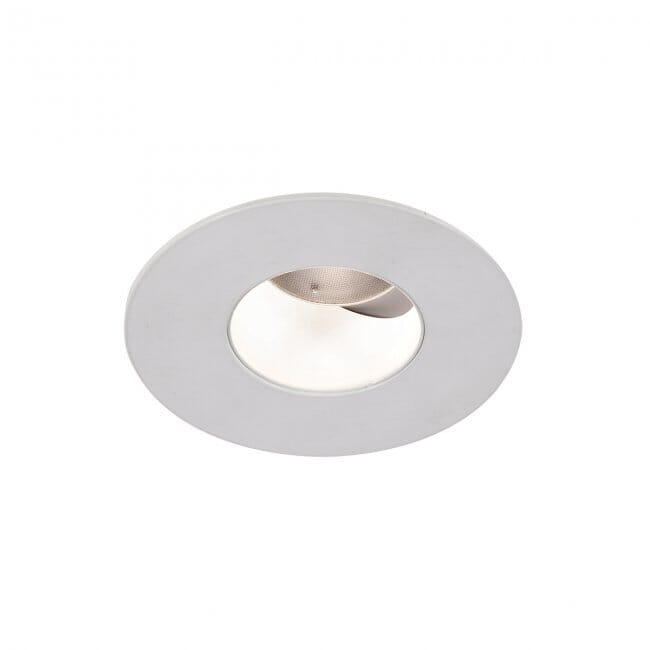 WAC Lighting Tesla PRO 1-Light 2in LED Round 0-30 Degree Adjustable Trim with Light Engine in White