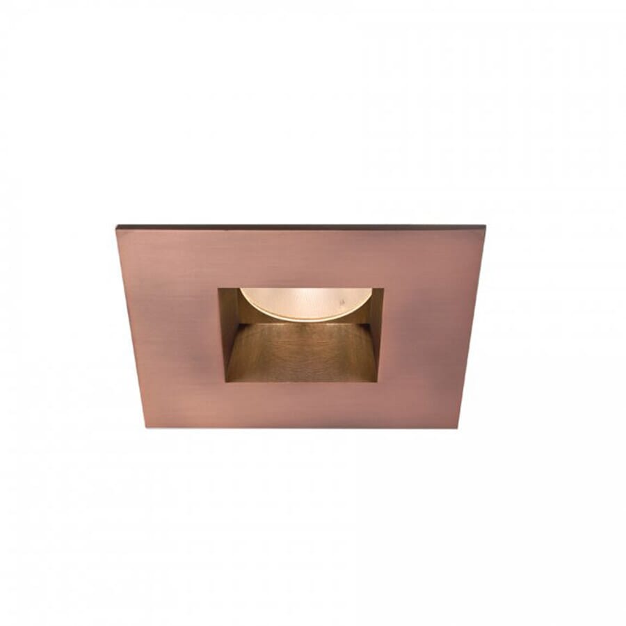 WAC Lighting Tesla PRO 1-Light 2in LED Round 30-45 Degree Adjustable Trim with Light Engine in Copper Bronze