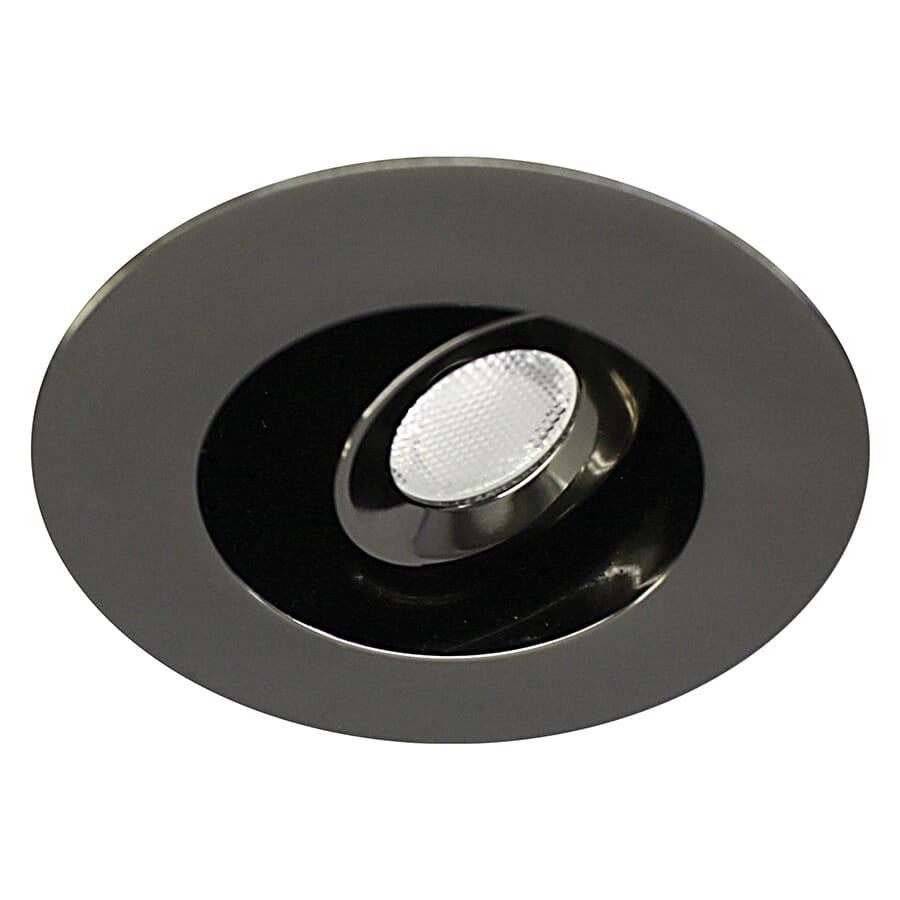 WAC Lighting LEDme 12V Miniature Recessed 1-Light Task Light in Gunmetal