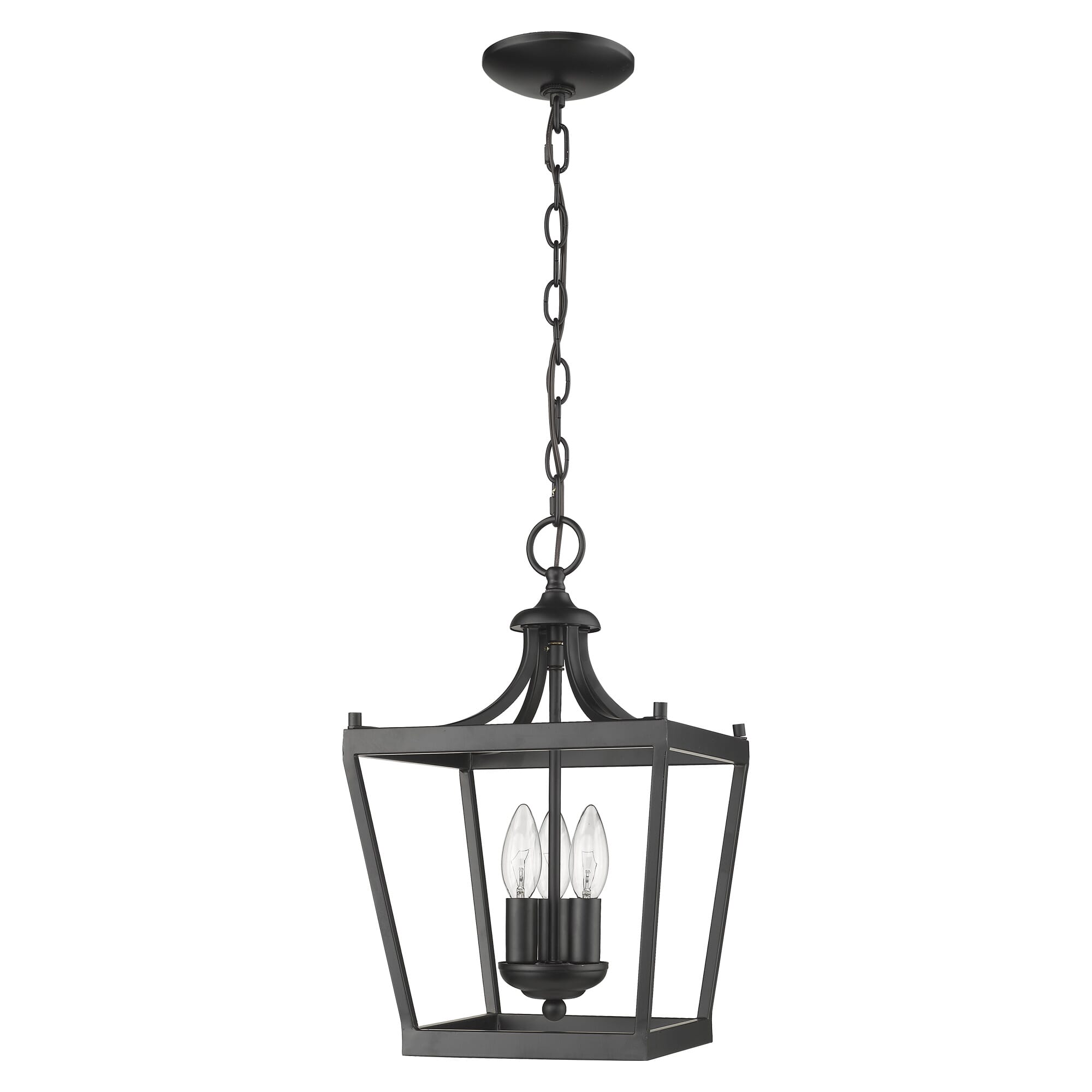 Acclaim Kennedy 3-Light Chandelier in Matte Black