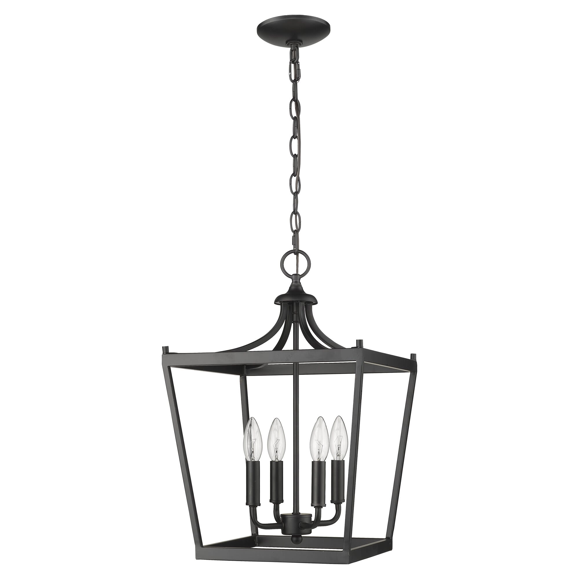 Acclaim Kennedy 4-Light Chandelier in Matte Black