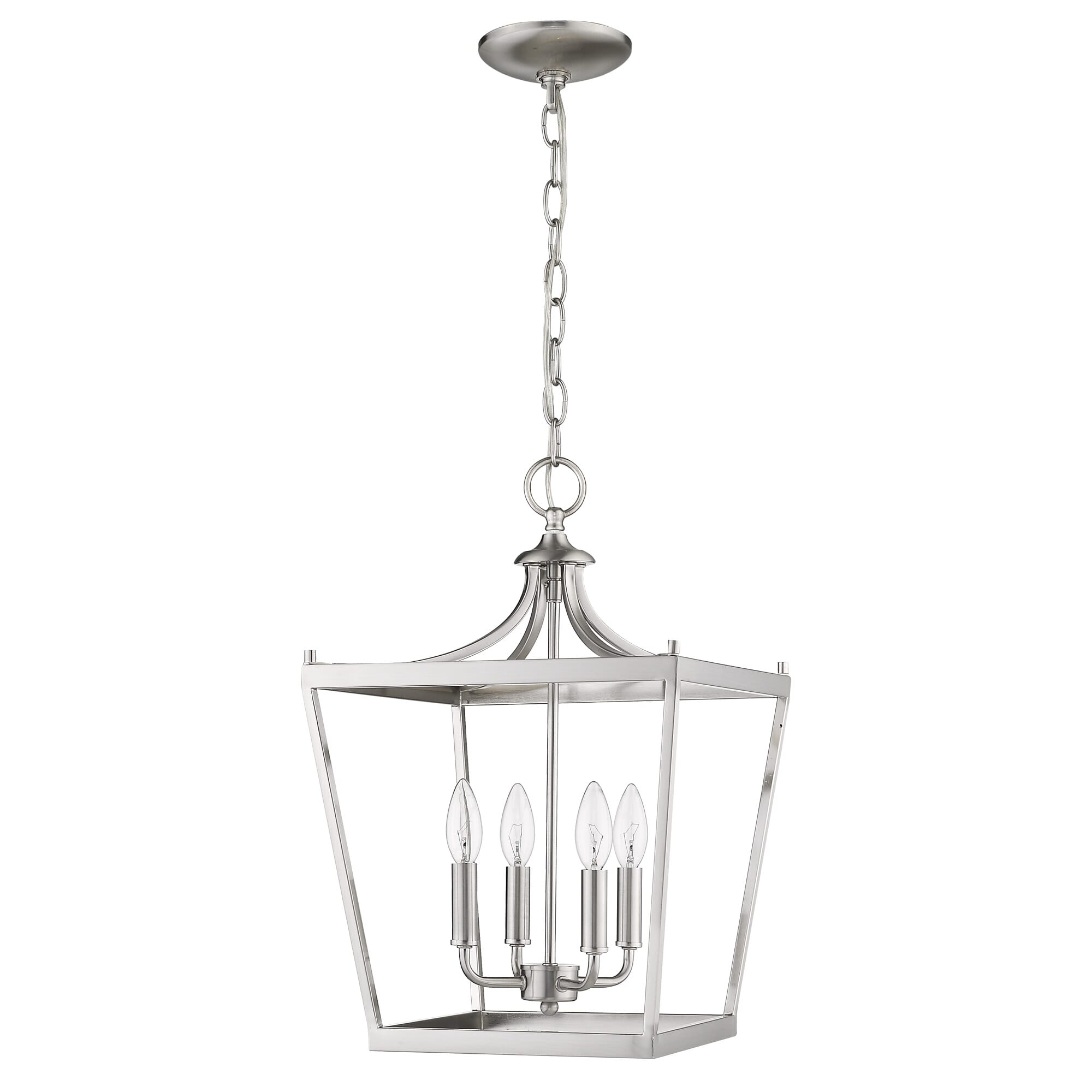 Acclaim Kennedy 4-Light Chandelier in Satin Nickel