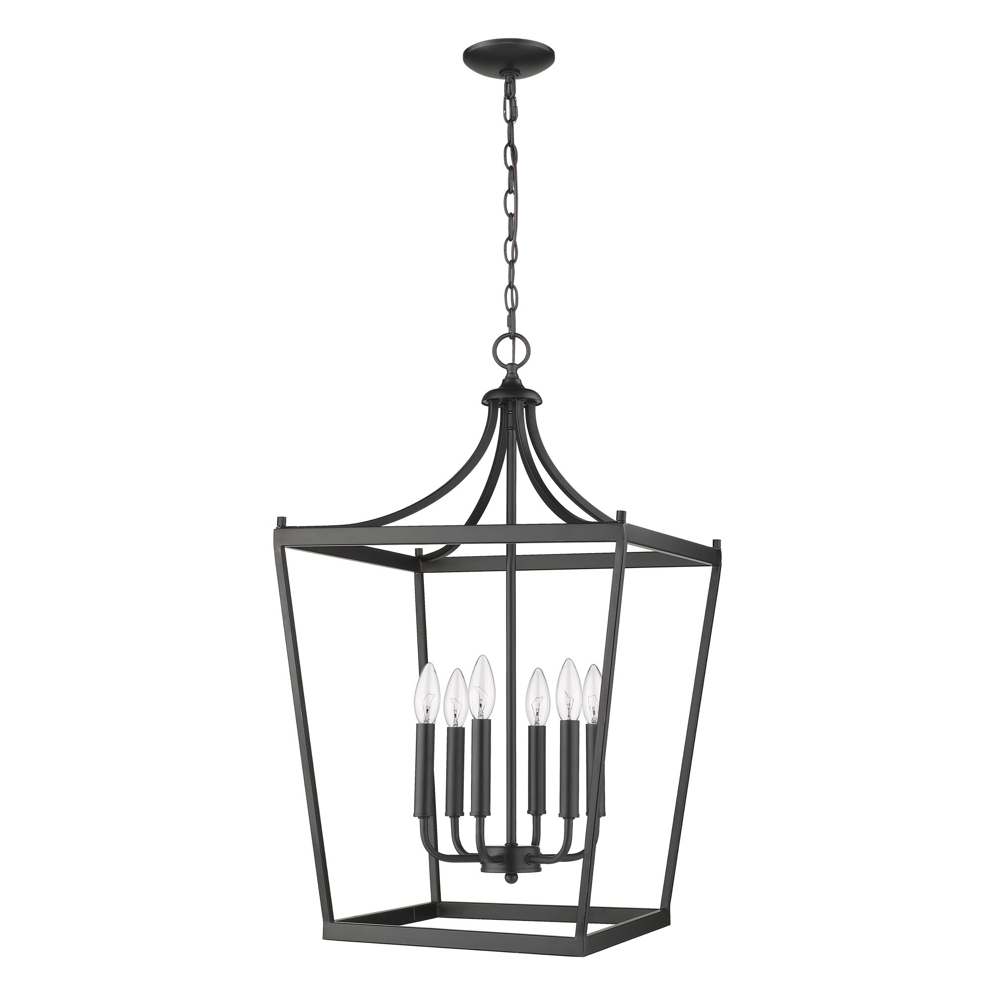 Acclaim Kennedy 6-Light Chandelier in Matte Black