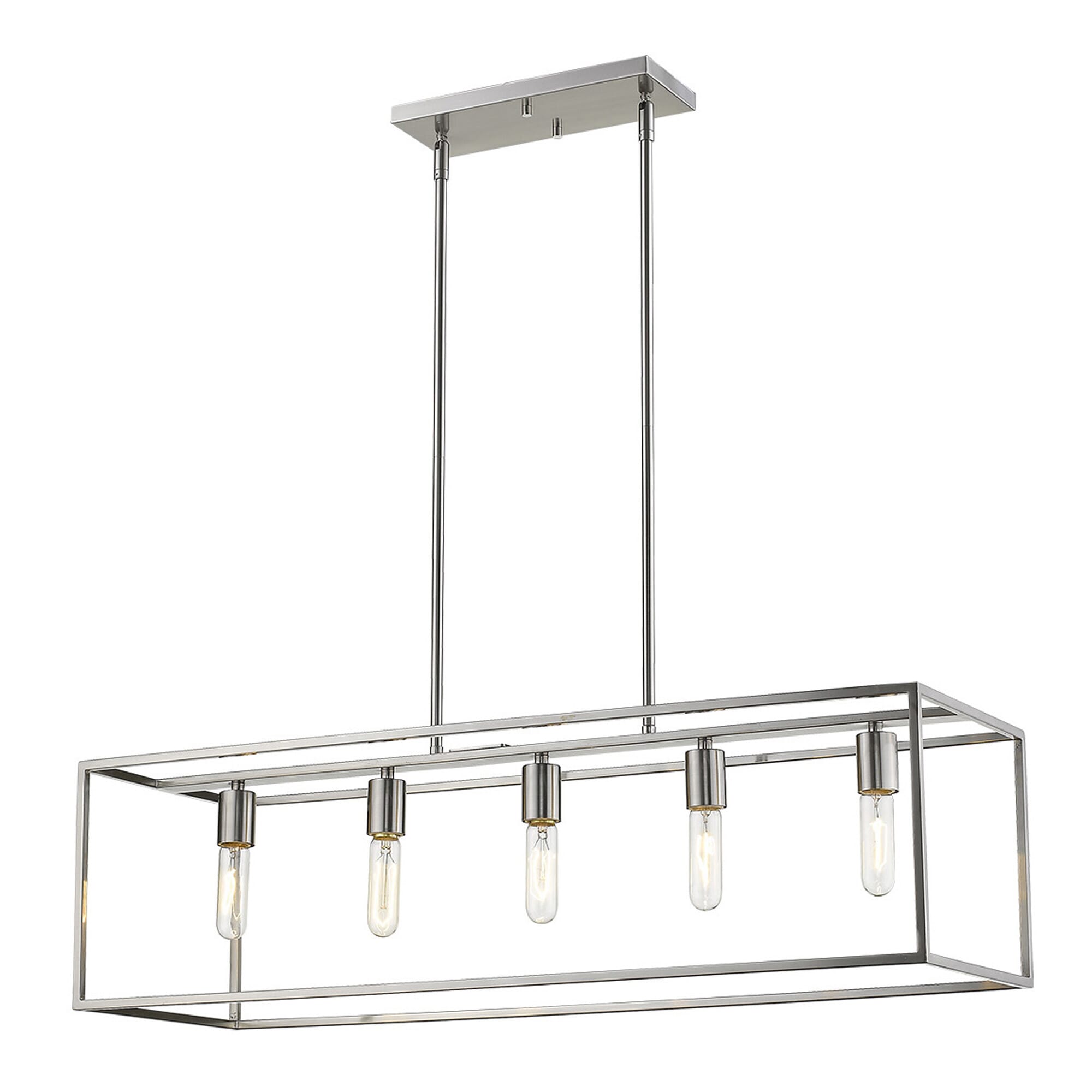 Acclaim Cobar 5-Light Kitchen Island Light in Satin Nickel