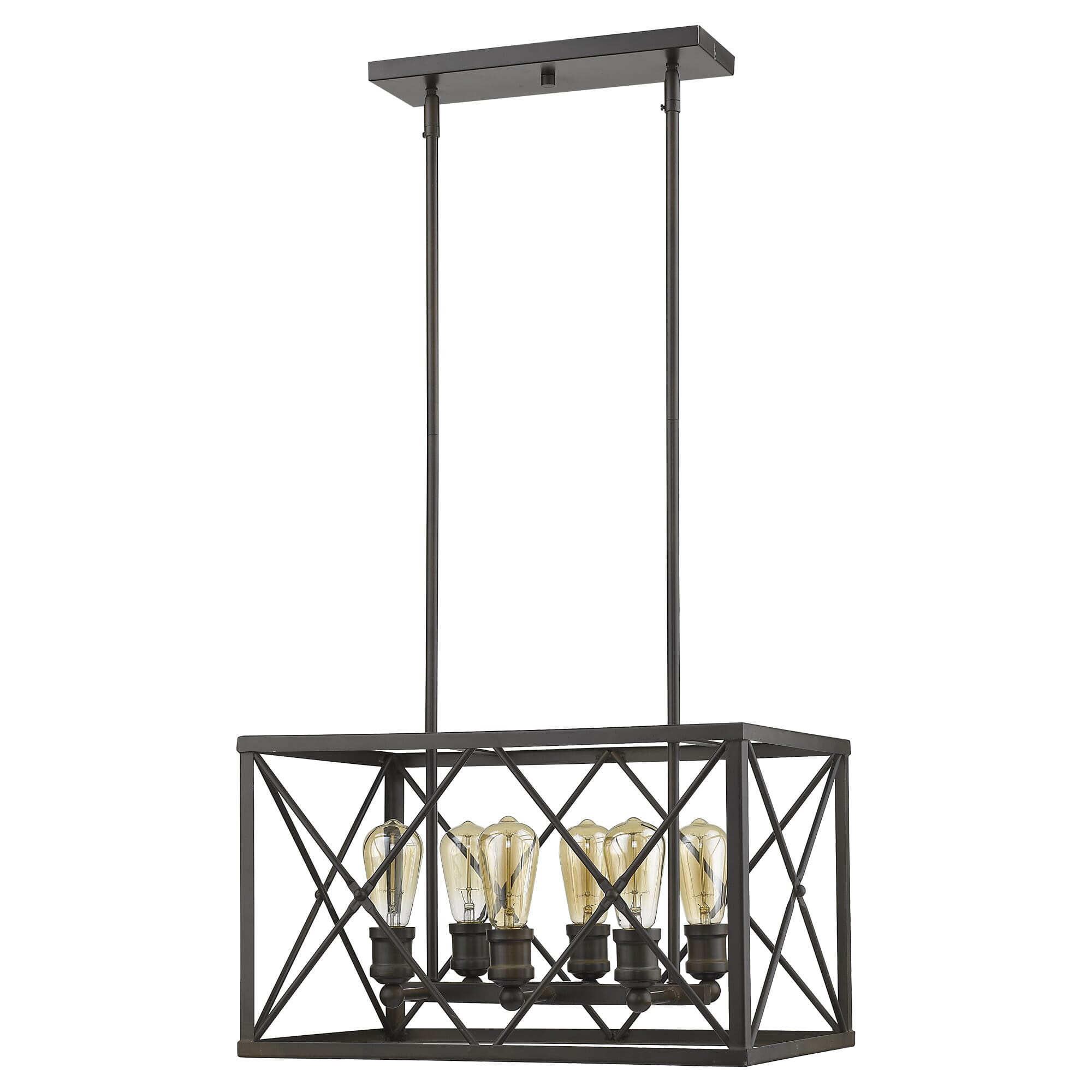 Acclaim Brooklyn 6-Light Pendant Light in Oil-Rubbed Bronze