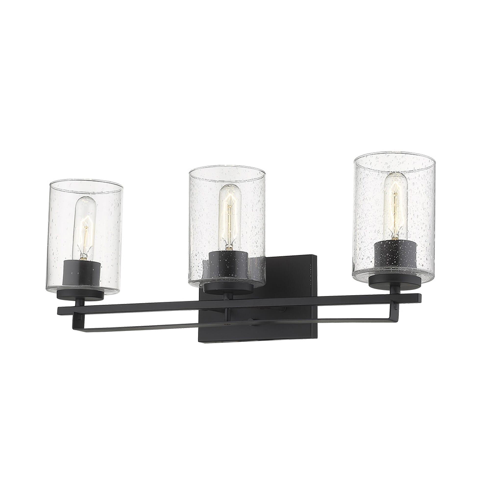 Acclaim Orella 3-Light Bathroom Vanity Light in Matte Black