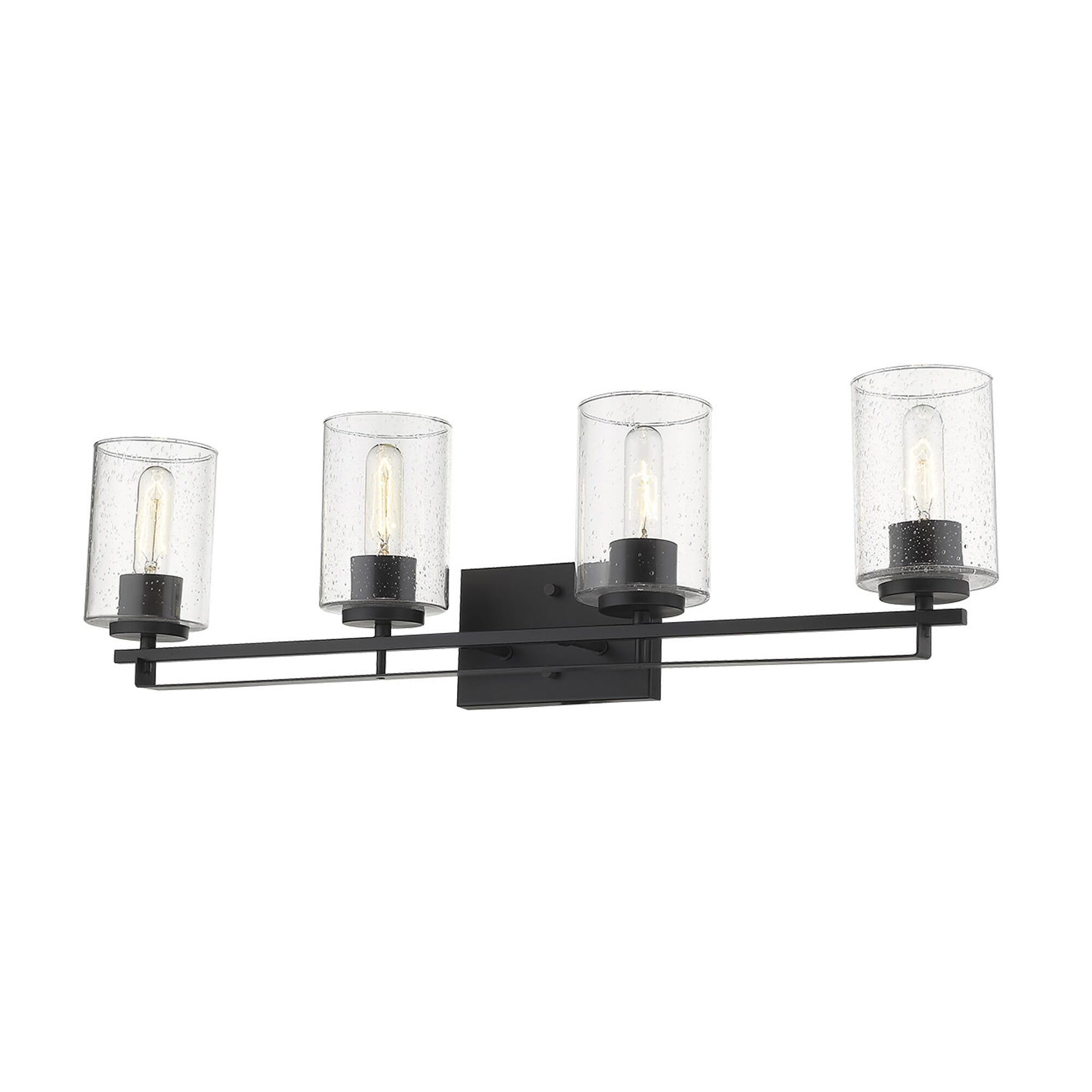 Acclaim Orella 4-Light Bathroom Vanity Light in Matte Black