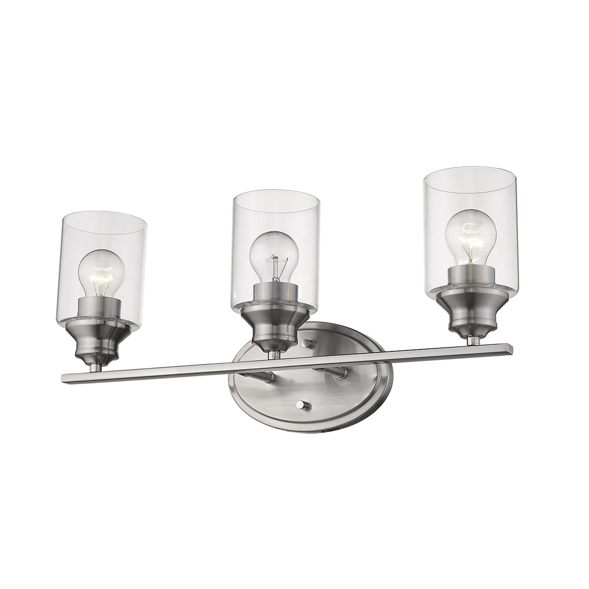 Acclaim Gemma 3-Light Bathroom Vanity Light in Satin Nickel