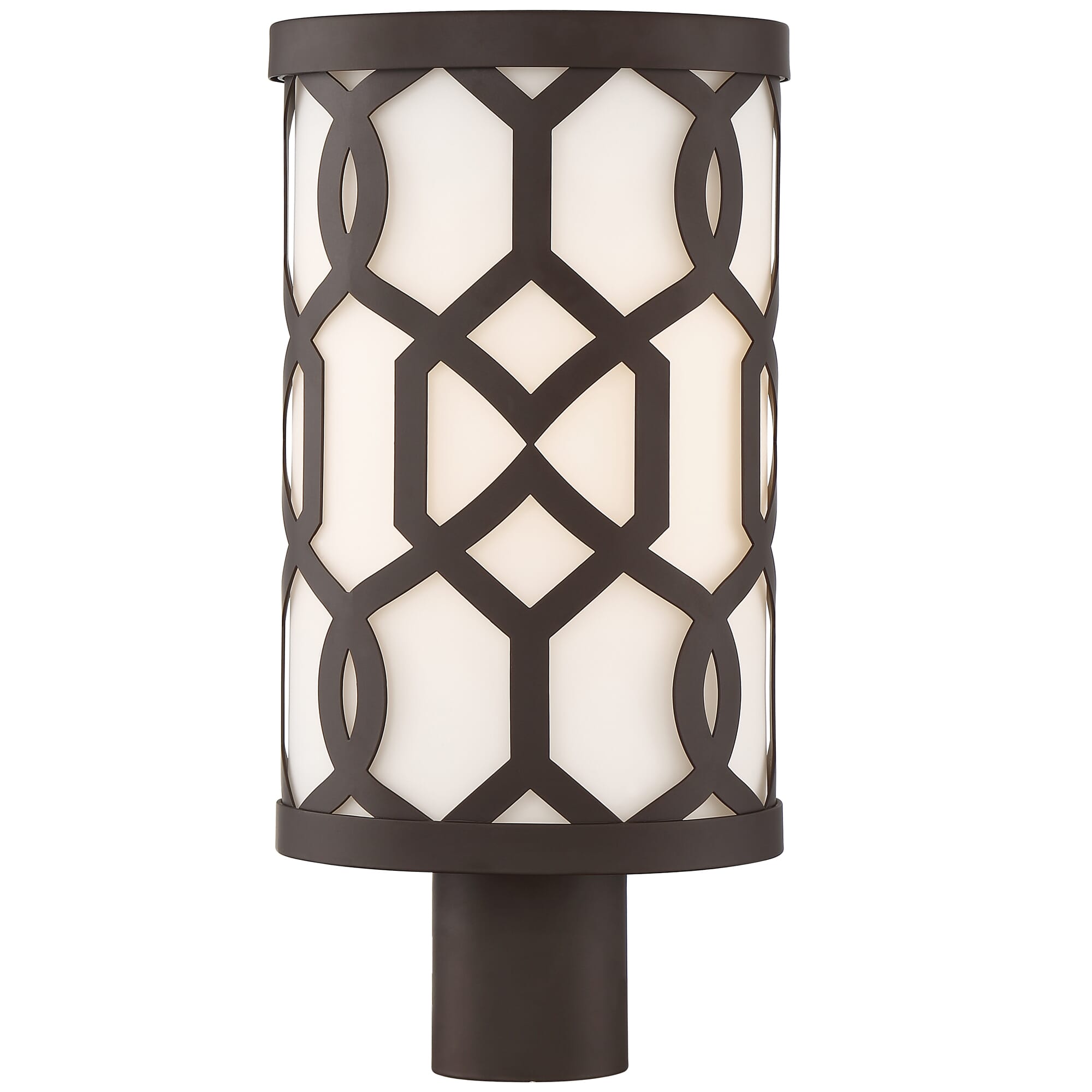 Libby Langdon for Crystorama Jennings 17" Outdoor Post Light in Dark Bronze