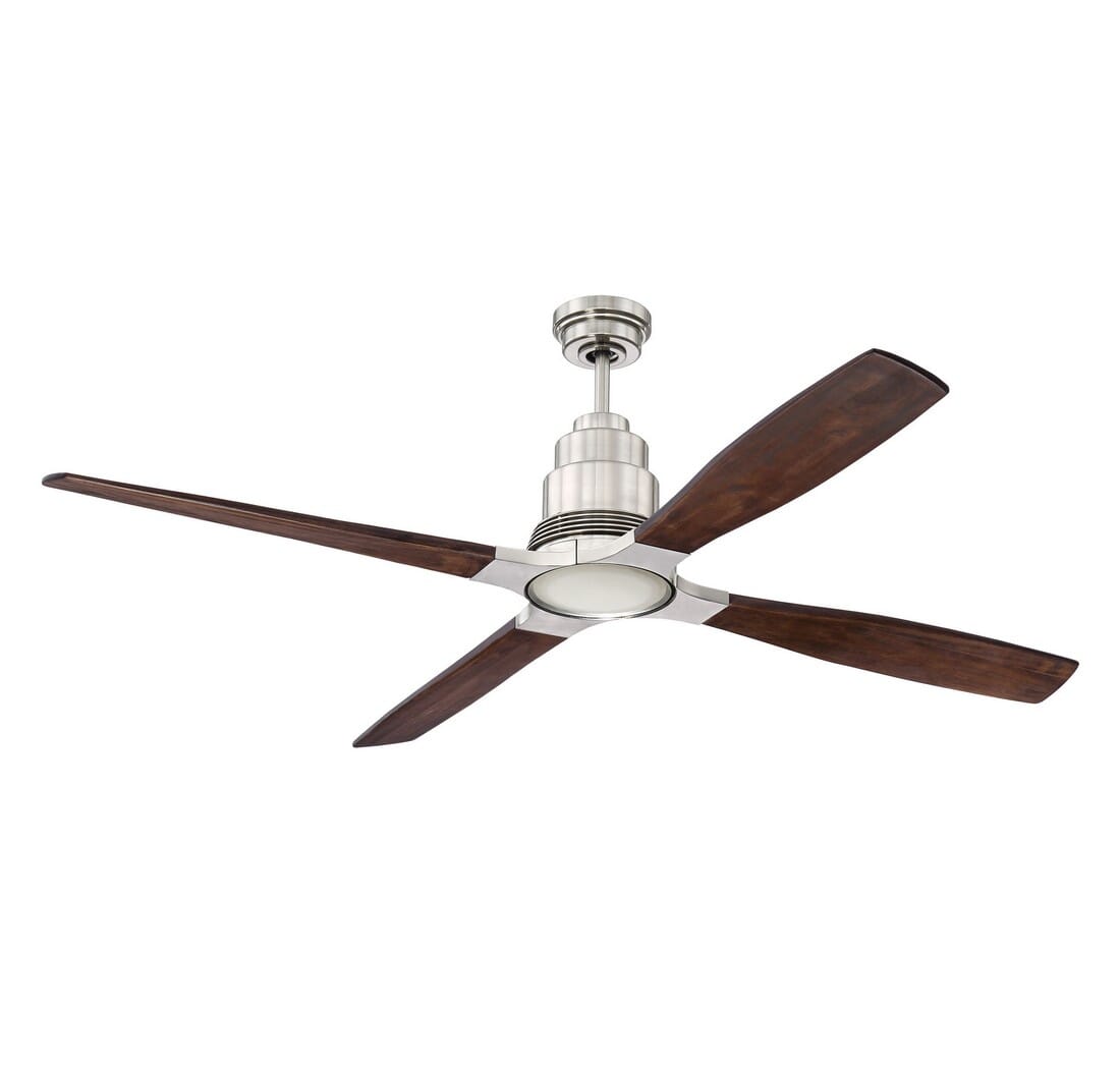 Craftmade 60" Ricasso Ceiling Fan Kit in Brushed Polished Nickel