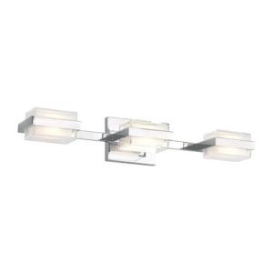 Tech Kamden 6-Light 3000K LED 23" Bathroom Vanity Light in Chrome