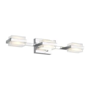 Tech Kamden 6-Light 3000K LED 23" Bathroom Vanity Light in Chrome