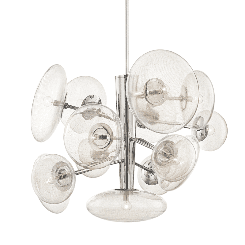 Hudson Valley Opera 14-Light Pendant Light in Polished Nickel