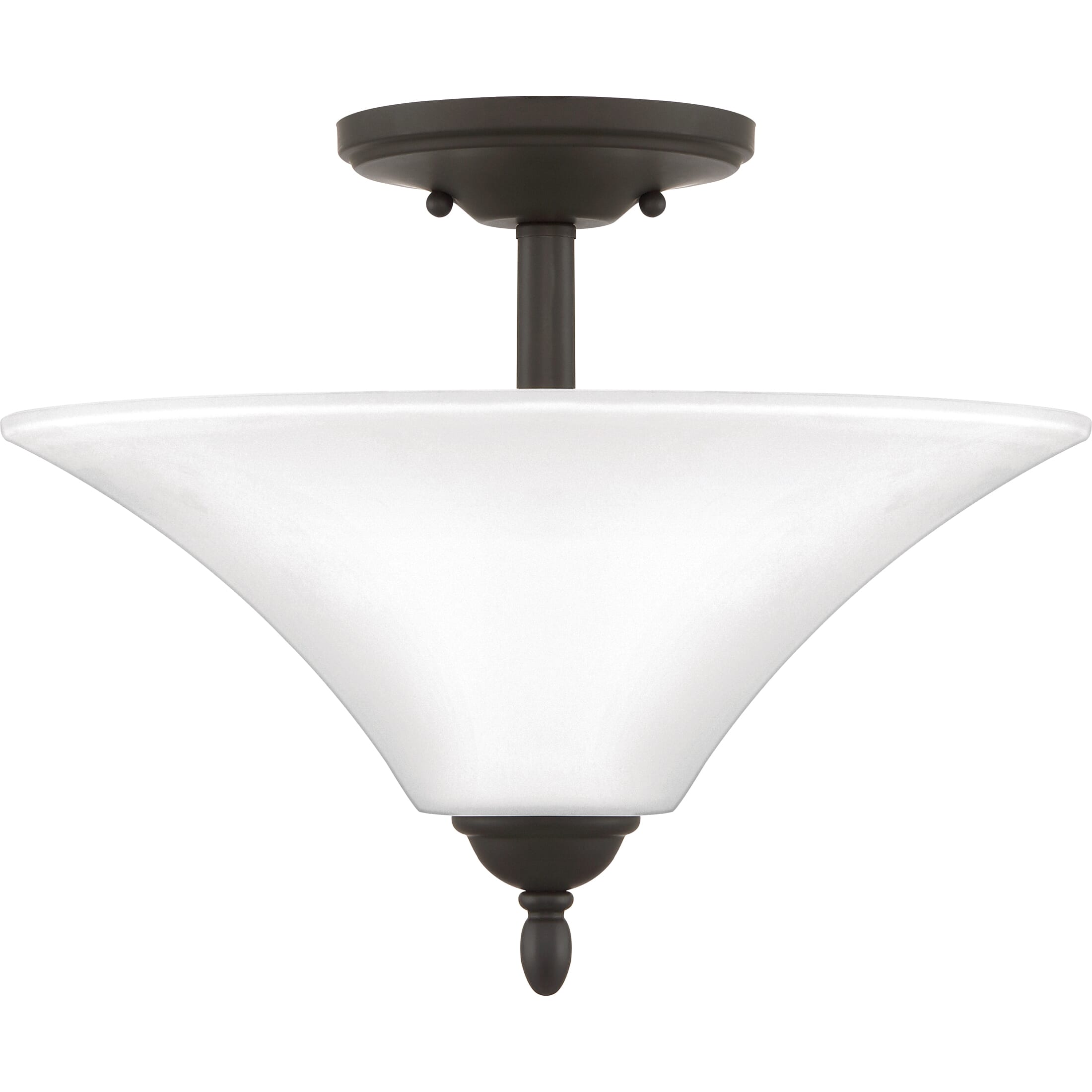 Quoizel Kingfield 2-Light 15" Ceiling Light in Old Bronze