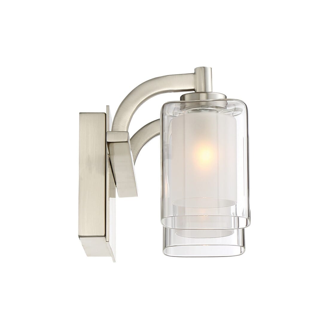 Quoizel Kolt 2-Light Bathroom Vanity Light in Brushed Nickel