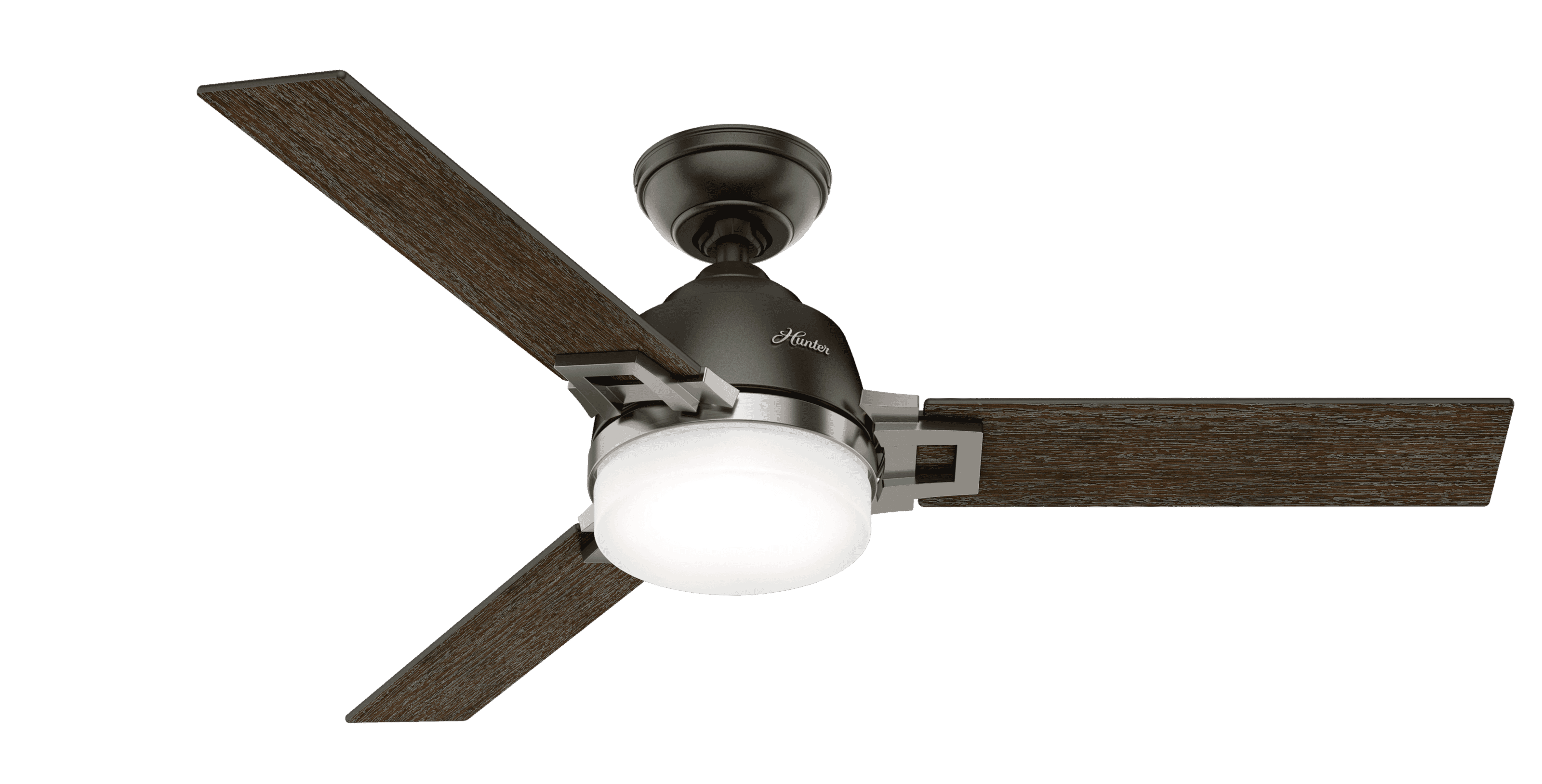 Hunter Leoni 2-Light 48" Indoor Ceiling Fan in Noble Bronze