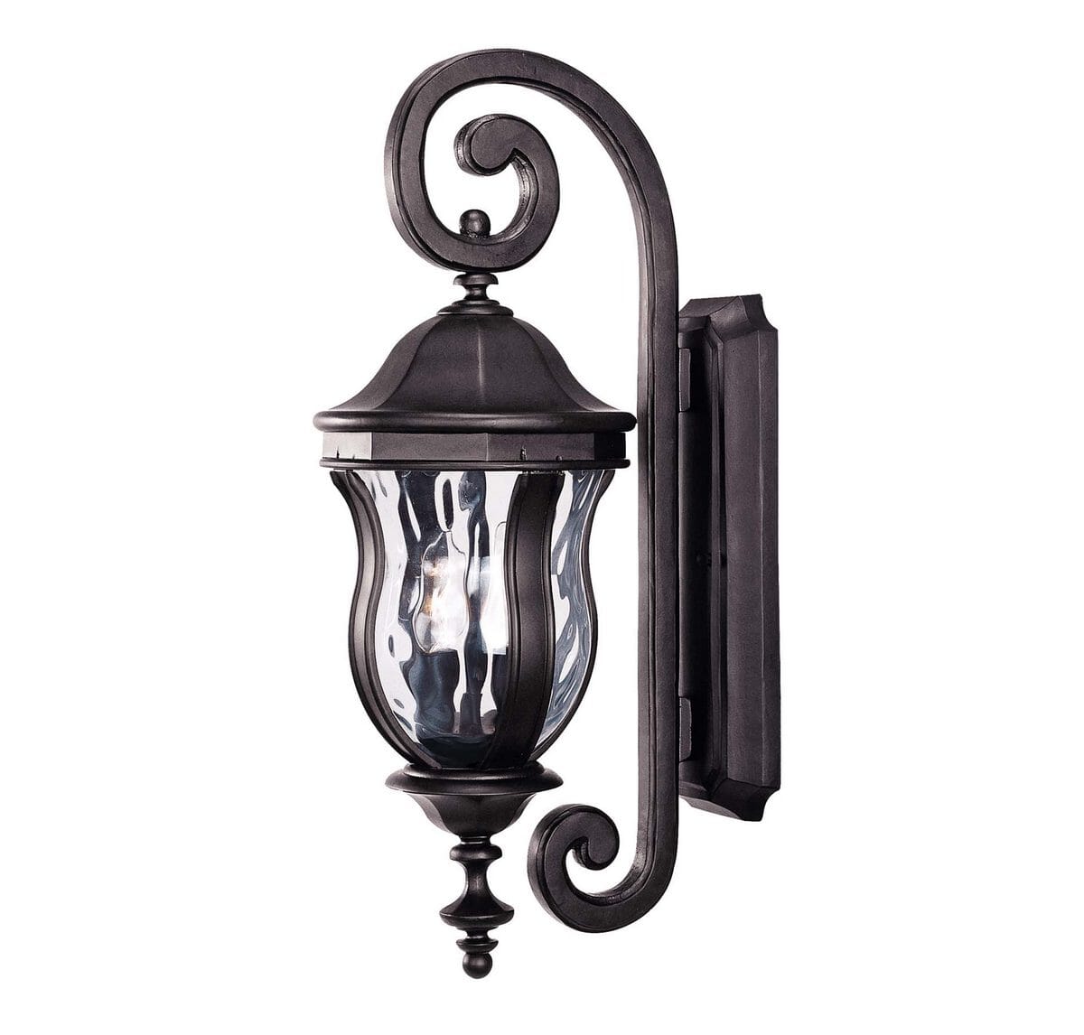 Savoy House Monticello 2-Light Outdoor Wall Lantern in Black