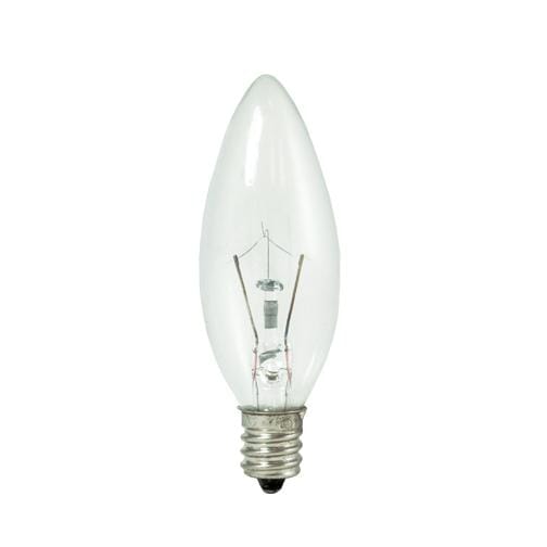 Bulbrite Krypton/Xenon B8 Candelabra 15W Dimmable Light Bulb in Clear - 20pack