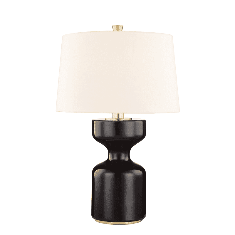 Hudson Valley Locust Grove 27" Table Lamp in Ebony