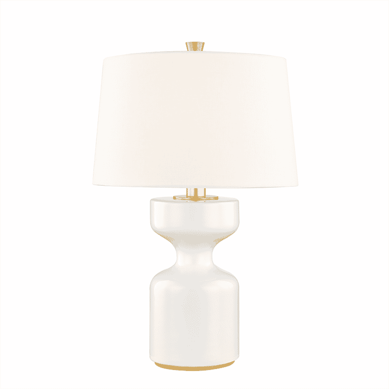 Hudson Valley Locust Grove 27" Table Lamp in White