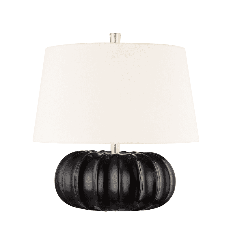 Hudson Valley Bowdoin 15" Table Lamp in Ebony