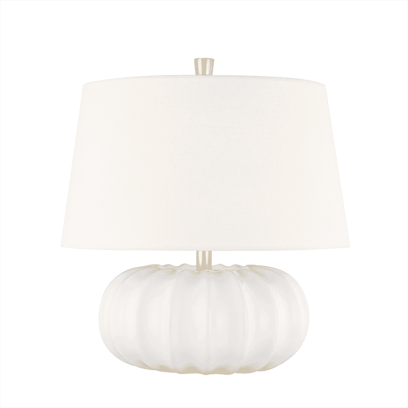 Hudson Valley Bowdoin 15" Table Lamp in White