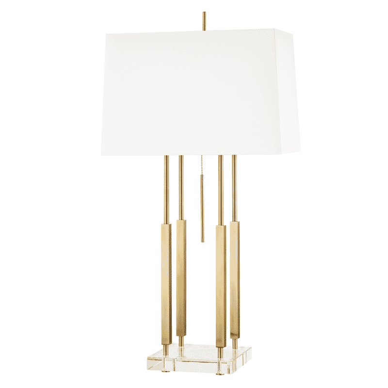 Hudson Valley Rhinebeck Table Lamp in Aged Brass