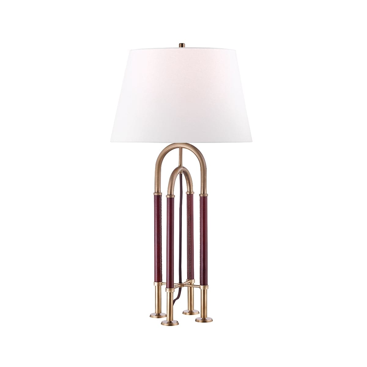 Hudson Valley Arnett 29" Table Lamp in Aged Brass