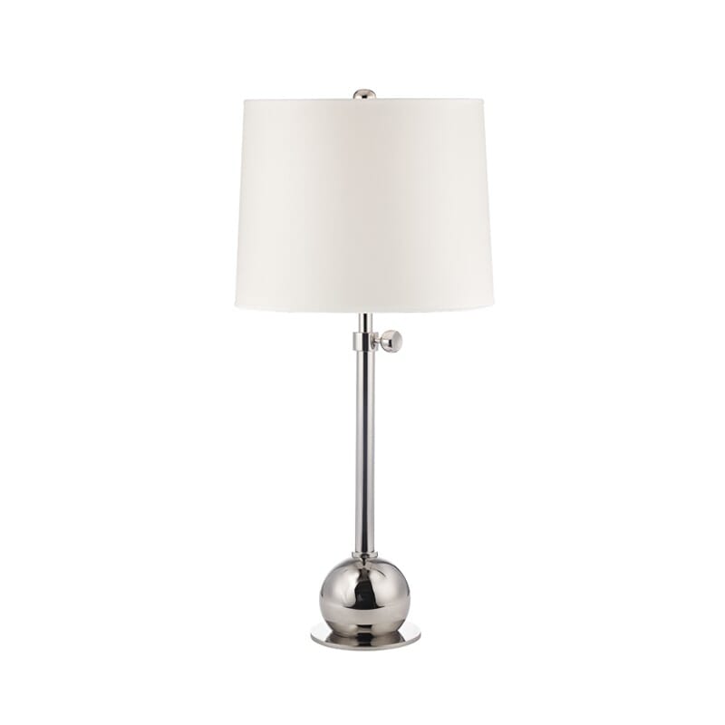 Hudson Valley Marshall 28" Table Lamp in Polished Nickel