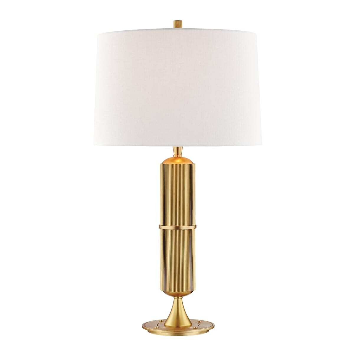 Hudson Valley Tompkins Table Lamp in Aged Brass