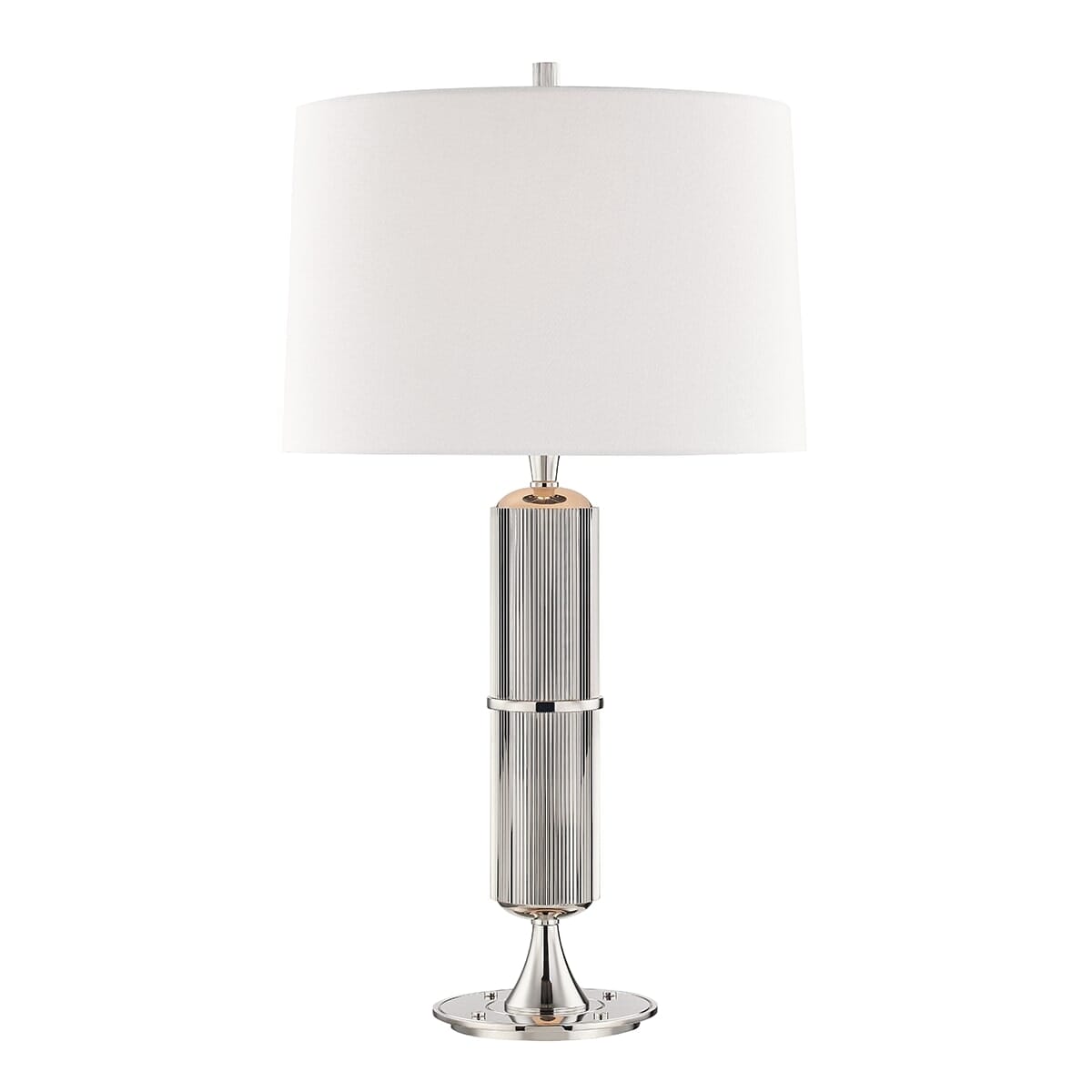 Hudson Valley Tompkins Table Lamp in Polished Nickel