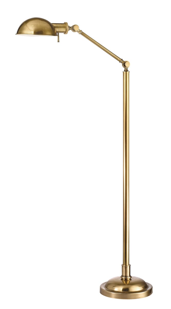 Hudson Valley Girard 56" Floor Lamp in Vintage Brass