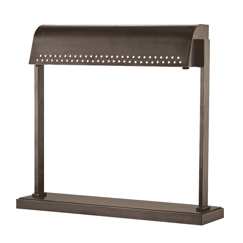 Hudson Valley Garfield 14" Table Lamp in Distressed Bronze