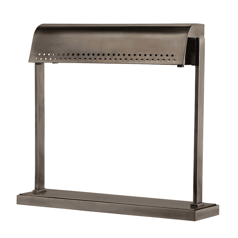 Hudson Valley Garfield 14" Table Lamp in Historical Nickel