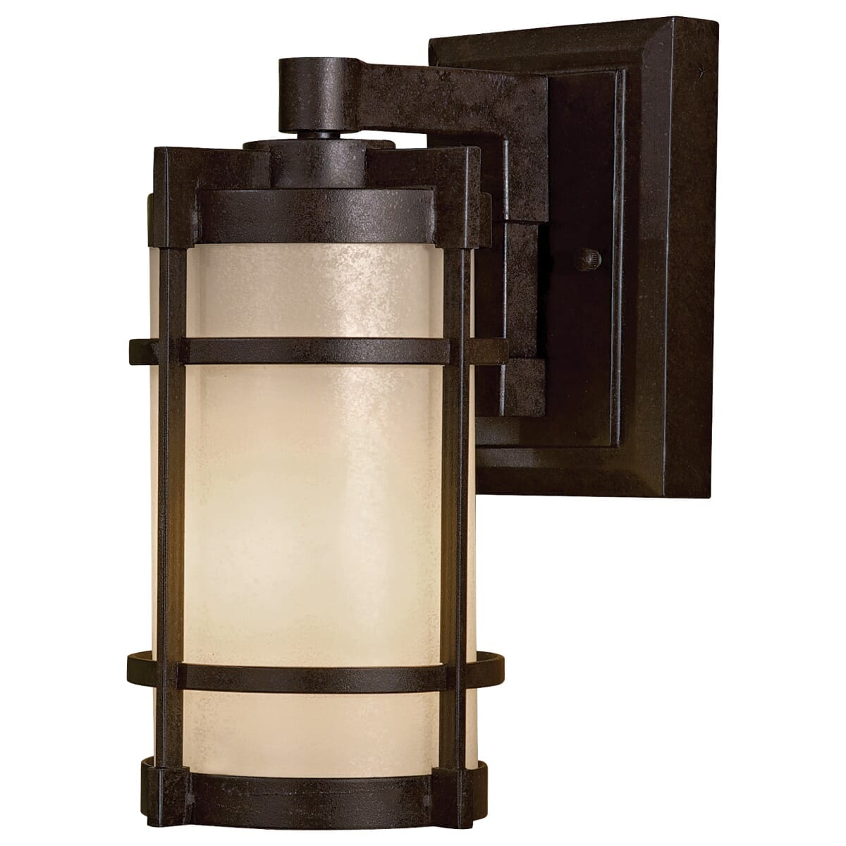 The Great Outdoors Andrita Court Outdoor Wall Light in Textured French Bronze